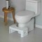 Basicwise Portable Squatting Bathroom Stool, White, 6.25-in. Toilet Assistance w/Freshener Space QI004647.WT - alternate 6